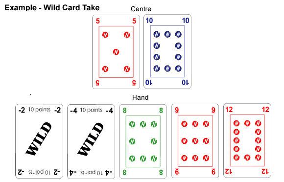 Numero Wild Card Take Example 1